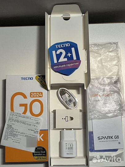 TECNO Spark Go 2024, 4/64 ГБ