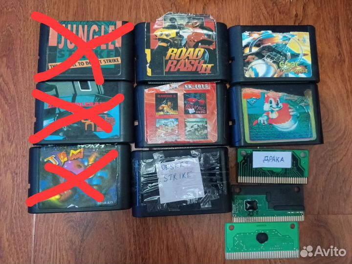 Картриджи sega