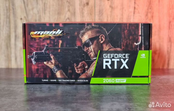 Видеокарта RTX 2060 super 8GB manli Gallardo