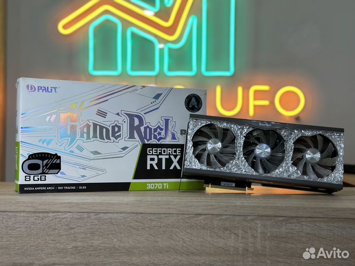 Видеокарта Palit GeForce RTX 3070 Ti GameRock