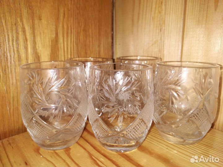 Стопки хрустальные из СССР