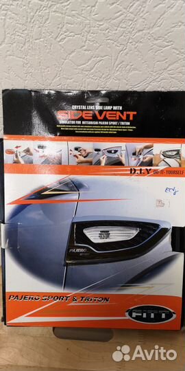 Накладки на Mitsubishi Pajero Sport 2, L200