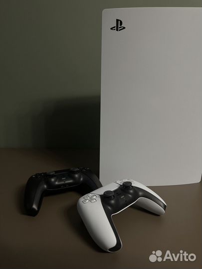 Sony playstation 5 ps5 с дисководом 2 джойстика