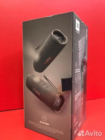 Беспроводная колонка JBL Flip 6, 30 Вт, серый