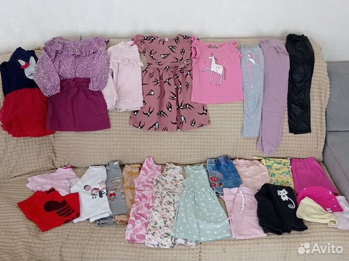 Одежда для девочки пакетом 104-110