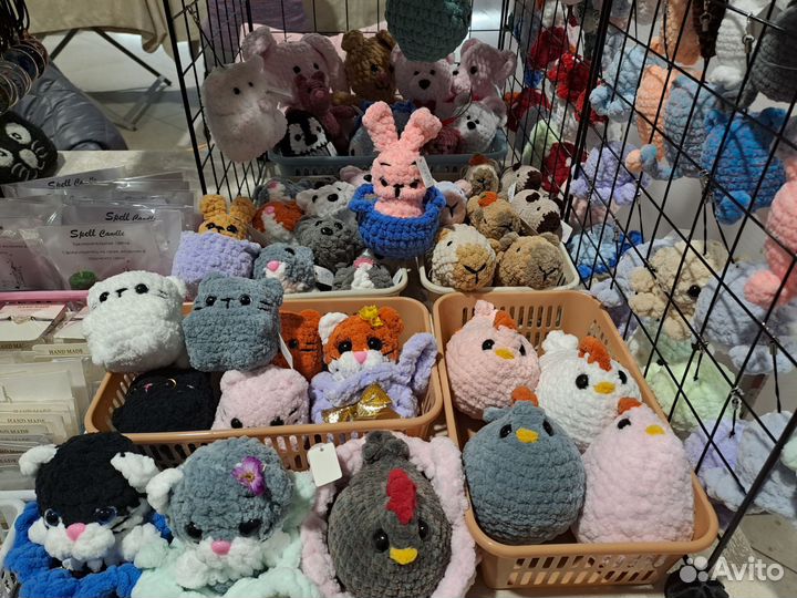 Вязаные игрушки ручной работы