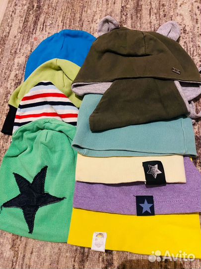 Вещи шапки для мальчика пакетом