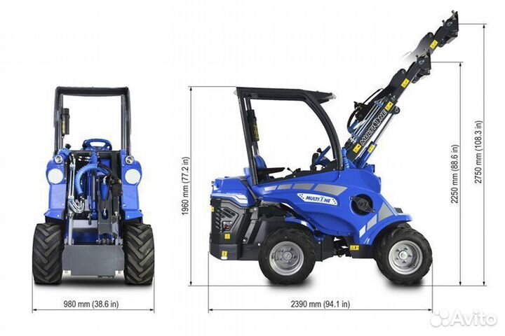 Мини-погрузчик Multione 5.2K, 2023