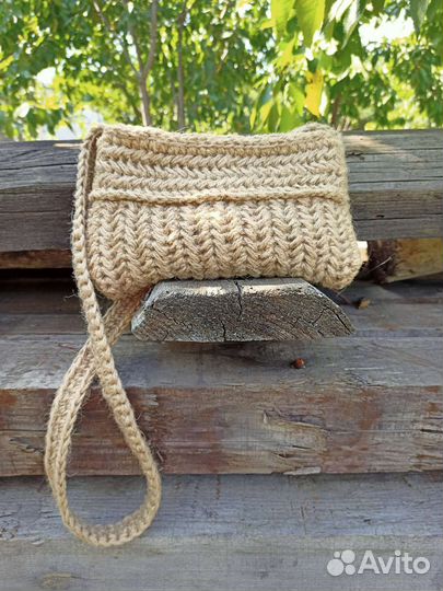 Сумочка из джута