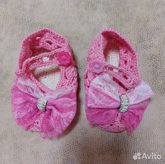 Пинетки для девочки