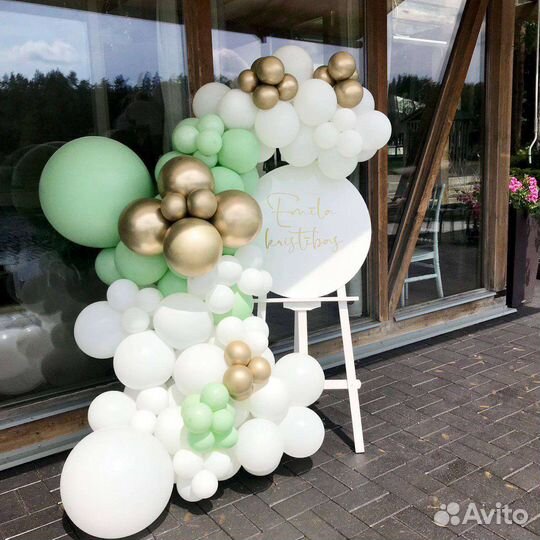 Фотозона с шарики мольберт. Шары на праздник