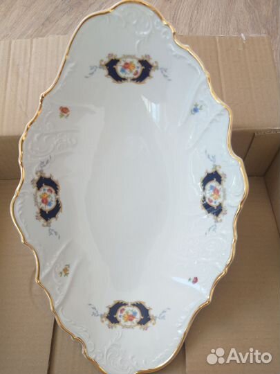 Фарфоровые новые тарелки/блюдо большие Чехия
