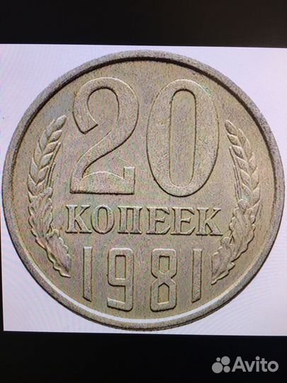 20 копеек 1981 года