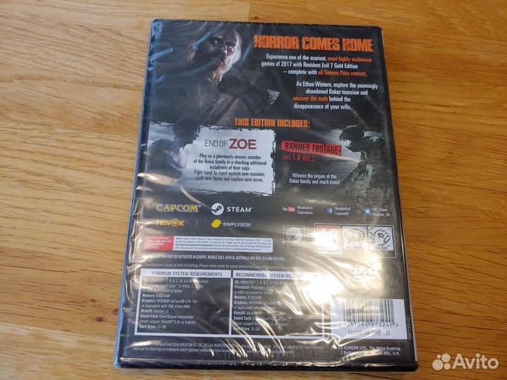 Resient Evil 7 Gold Edition новый