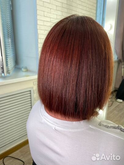 Модель на кератиновое выпрямление