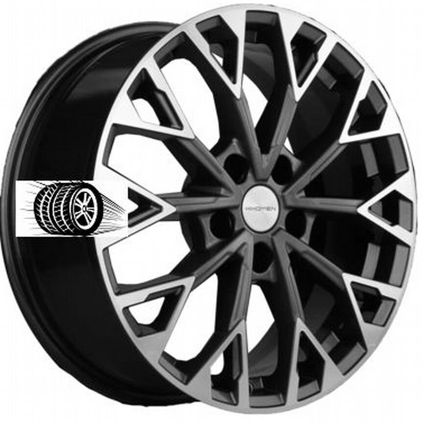 Литые диски Khomen Wheels 7×R17 5×108
