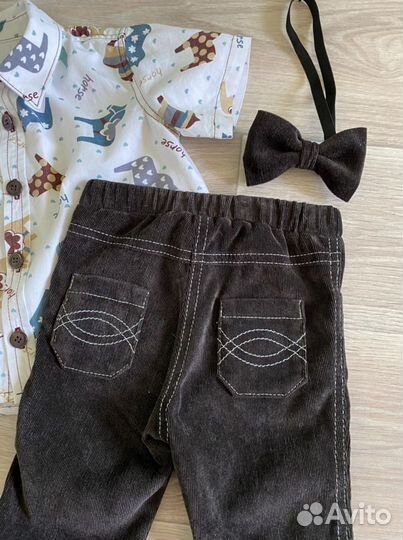 Костюм рубашка и брюки р 86