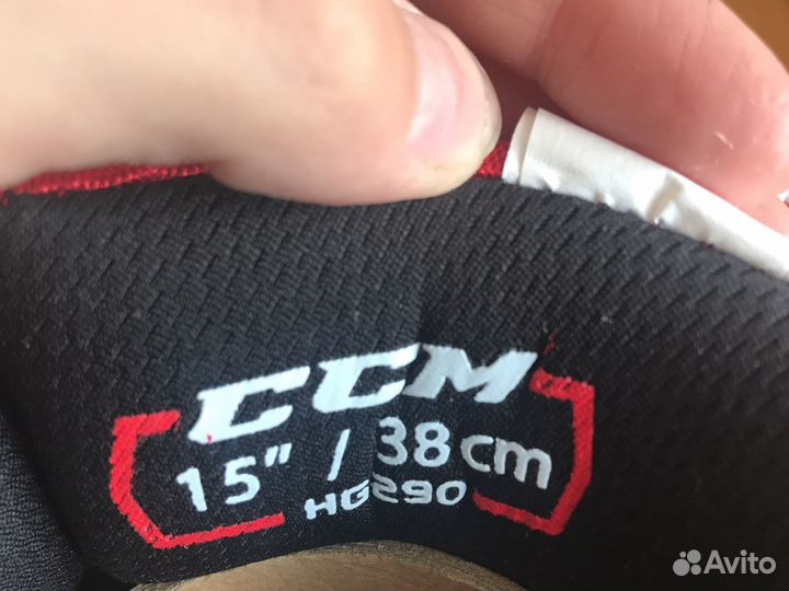 Хоккейные перчатки краги CCM QLT 290 р15 новые
