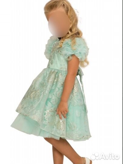 Платье для девочки кукольное