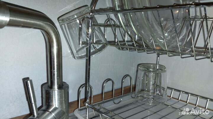 Сушилка для посуды настольная, б/у