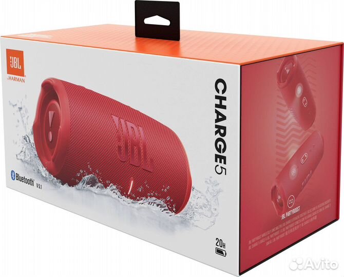 Колонка JBL Charge 5 (red)