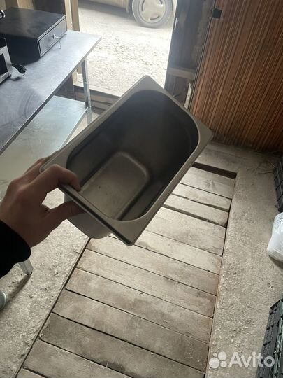 Металические гастроёмкости с крышками общепит