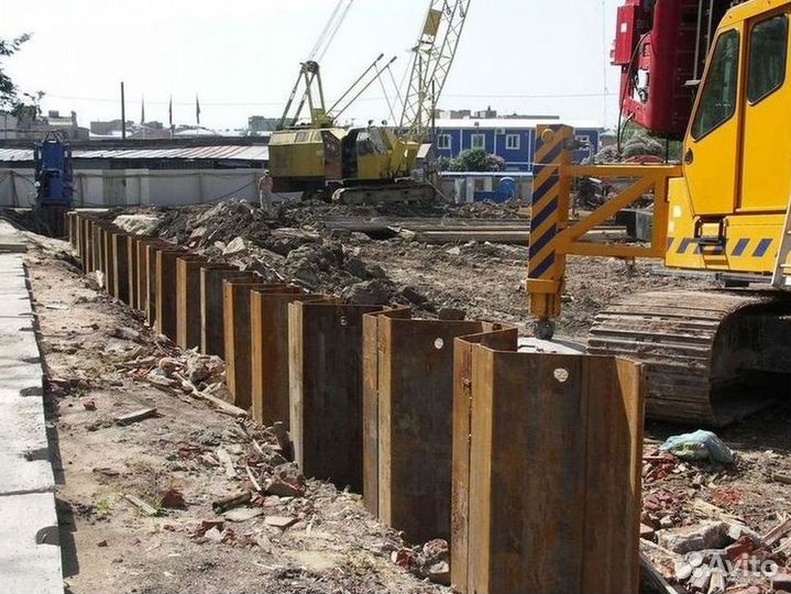 Шпунт Ларсена / аренда погружение шпунта