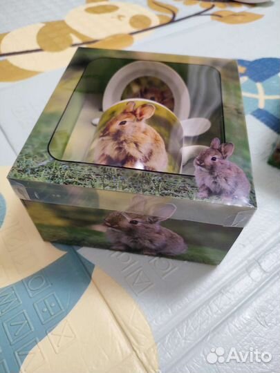 Кружка подарочная год кролика