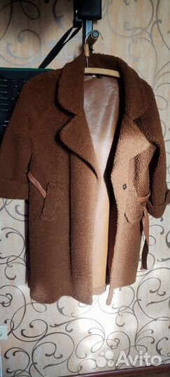 Пальто женское тедди 46 размер