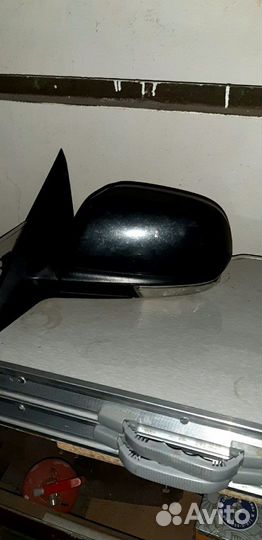 Боковое зеркало левое с поворотником на шевроле эп