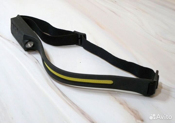 Светодиодный налобный фонарик с COB-лентой, влагоз