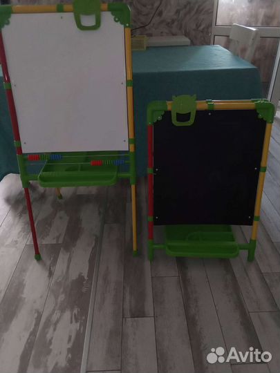 Стол, стул, мольберт Ника, Комплект мебели 2 шт