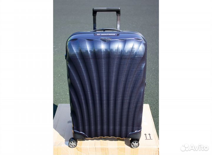 Новый чемодан Samsonite C-lite M синий