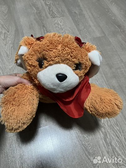 Большая мягкая игрушка собака