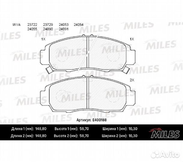 Колодки тормозные honda civic 01-05/FR-V