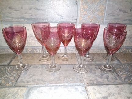 Цветной хрусталь времён СССР