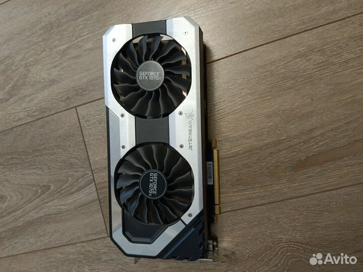 Видеокарта Palit GTX 1070 Ti JetStream 8гб