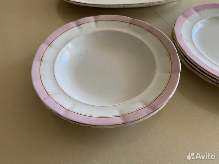 Блюдо Товарищество мс Кузнецова 19 век