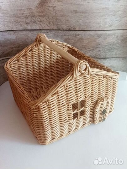 Корзины из бумажной лозы