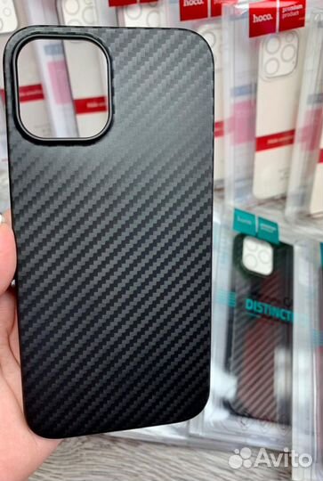 Чехол для iPhone 12mini /12/12 Pro Max Hoco Carbon