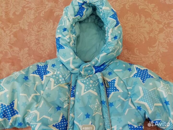 Зимний комбинезон-транформер Barkito р-р 68