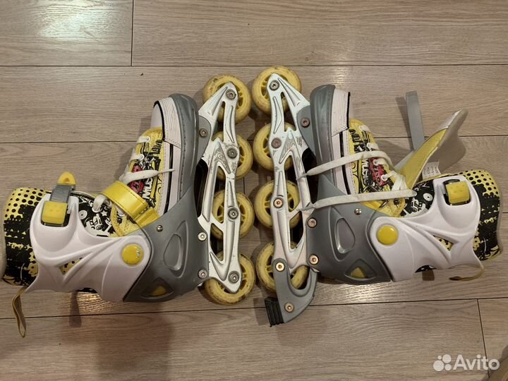 Роликовые коньки раздвижные р 40-43