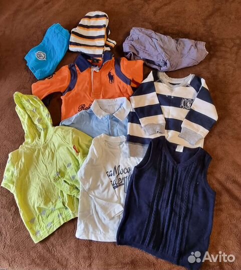 Одежда пакетом на мальчика 86-92