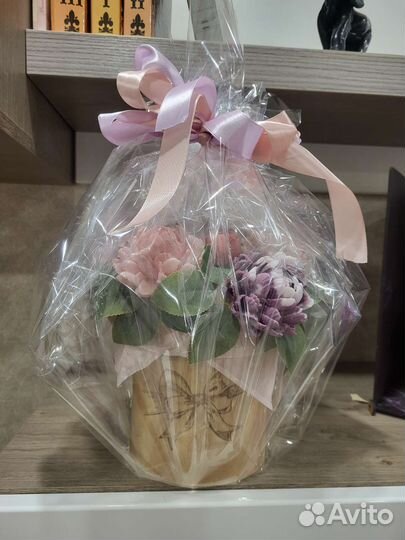 Букет из мыла ручной работы