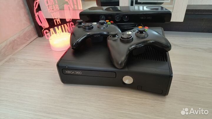 Xbox 360 250gb 35 игр полный комплект