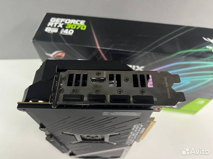 Видеокарта Asus RTX 3070 8Гб ROG strix