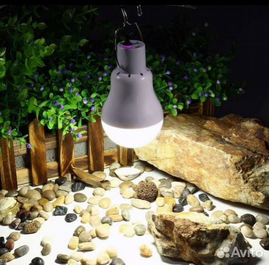 Переносная лампа на солнечной батареи