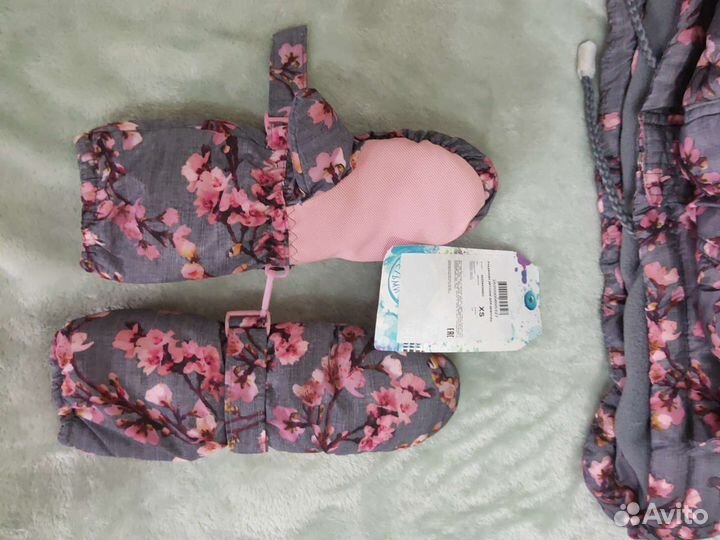 Варежки краги размер 14 (xs) для девочки новые