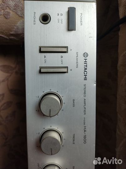 Усилитель Hitachi HA-1800 (Made in Japan)
