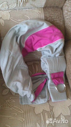 Слинг с кольцами для ношения ребенка